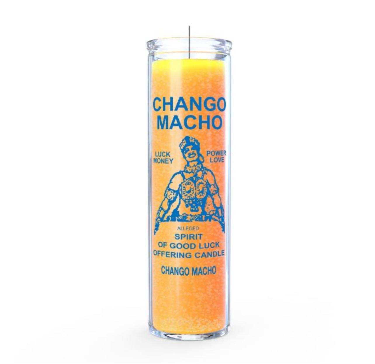 Chango Macho Spirit of Good Luck Candle - Gold - 7 Day