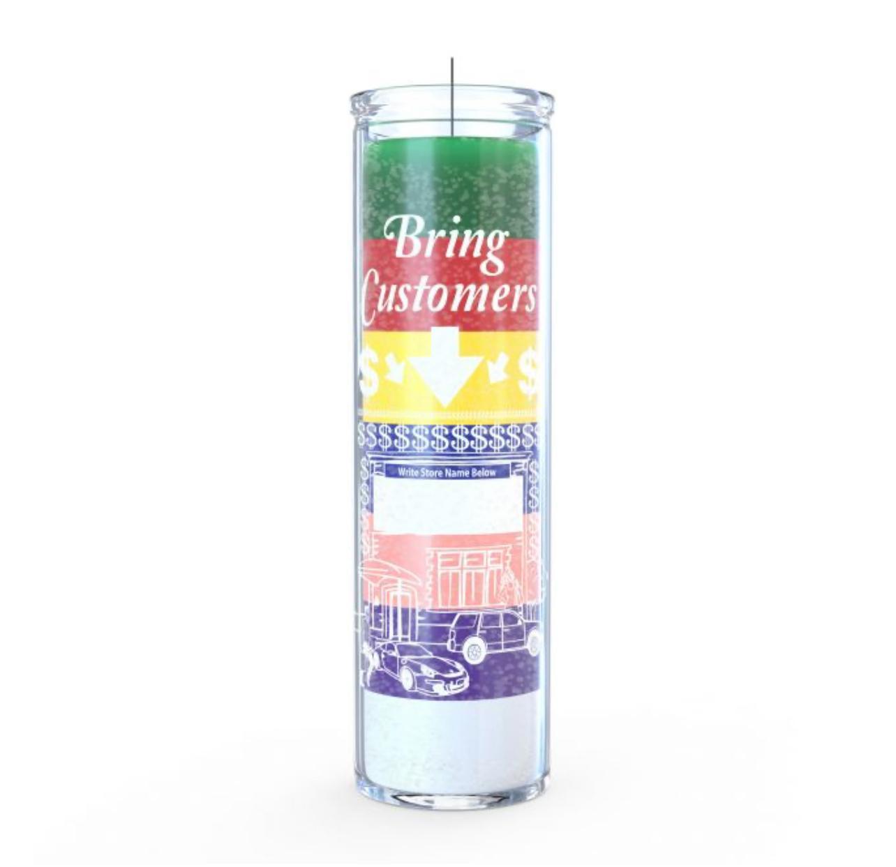 Bring Customers Candle - Rainbow - 7 Day