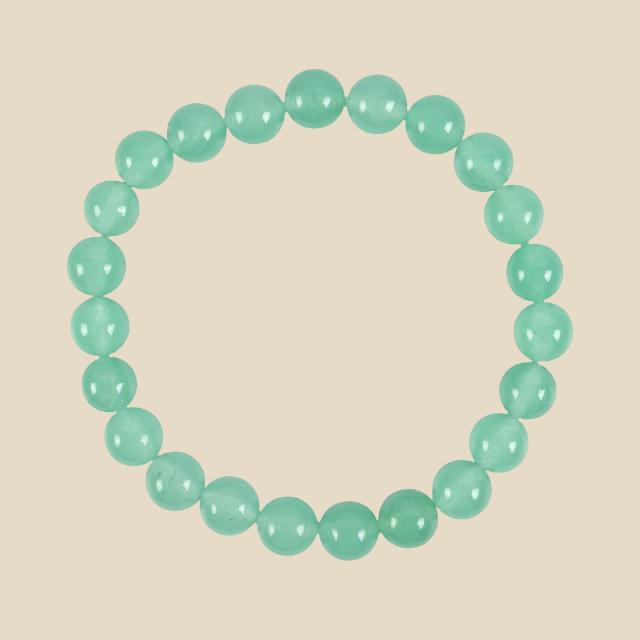 Green Aventurine Bead Bracelet