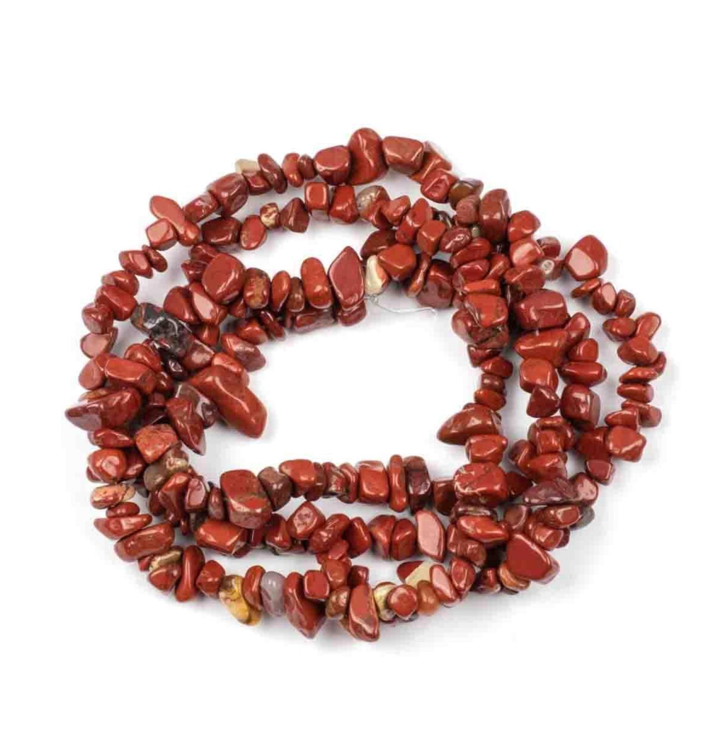 Red Jasper Chip Bracelet