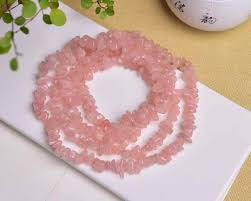 Rose Quartz Chip Bracelet