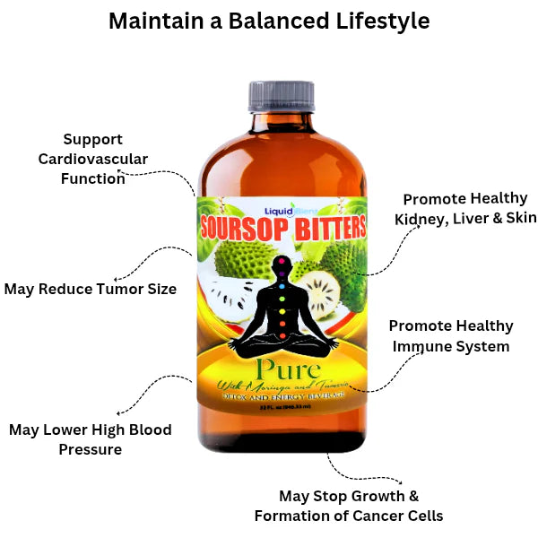 Soursop Bitters with Moringa & Tumeric (16oz)