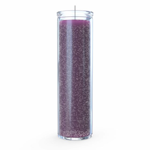 Purple Plain Candle - 7 Day