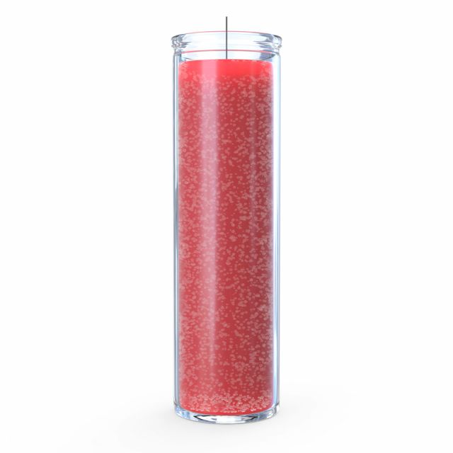 Red Plain Candle - 7 Day