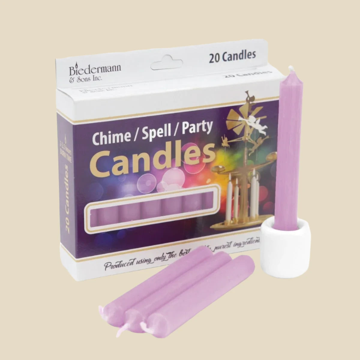 Lavender Chime Candle
