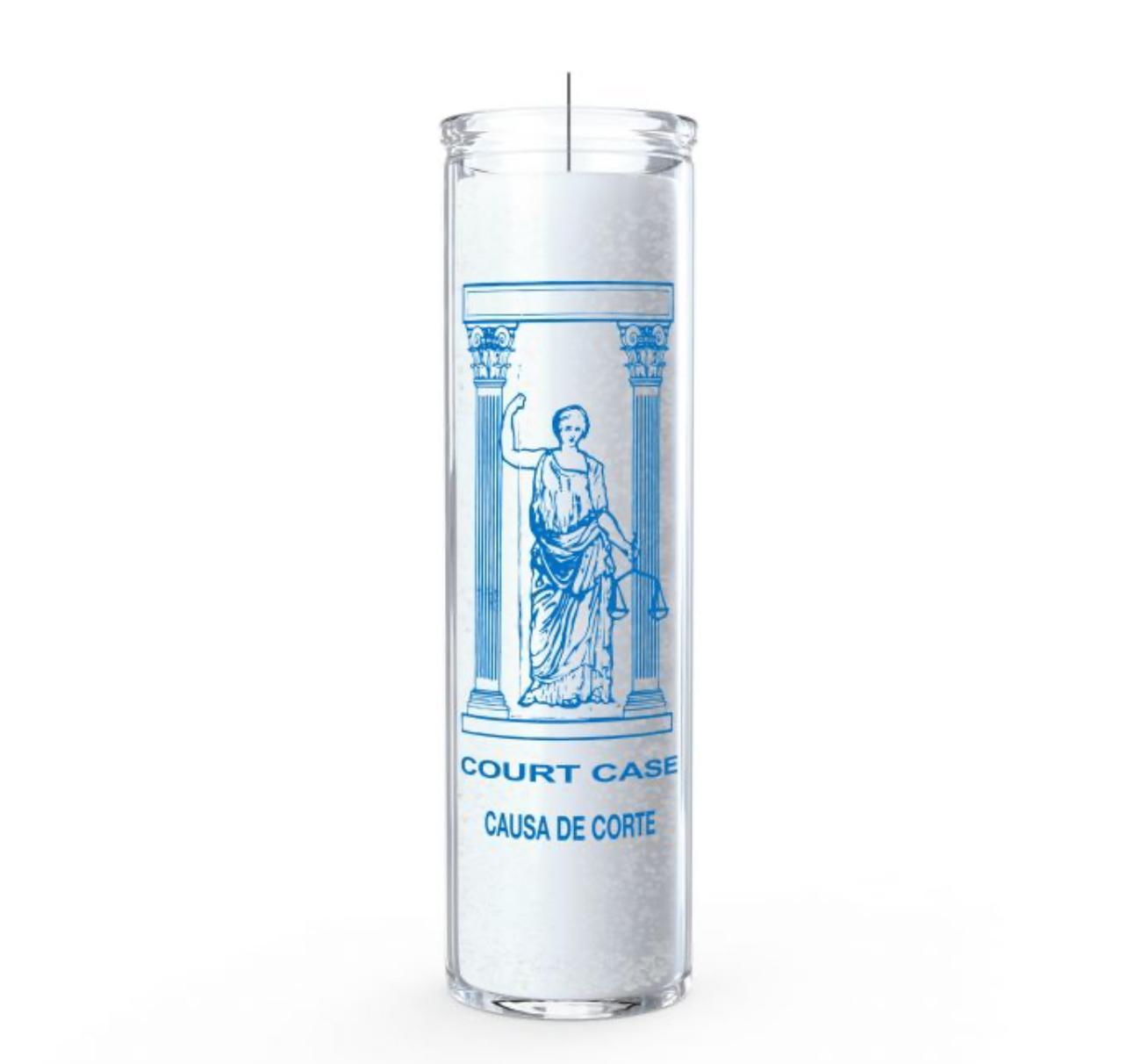 Court Case Candle - White - 7 Day