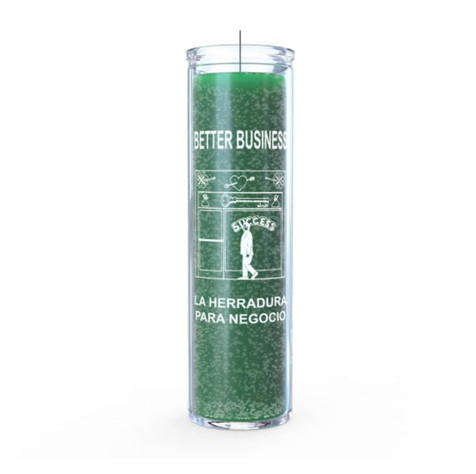 Better Business Candle - Green - 7 Day