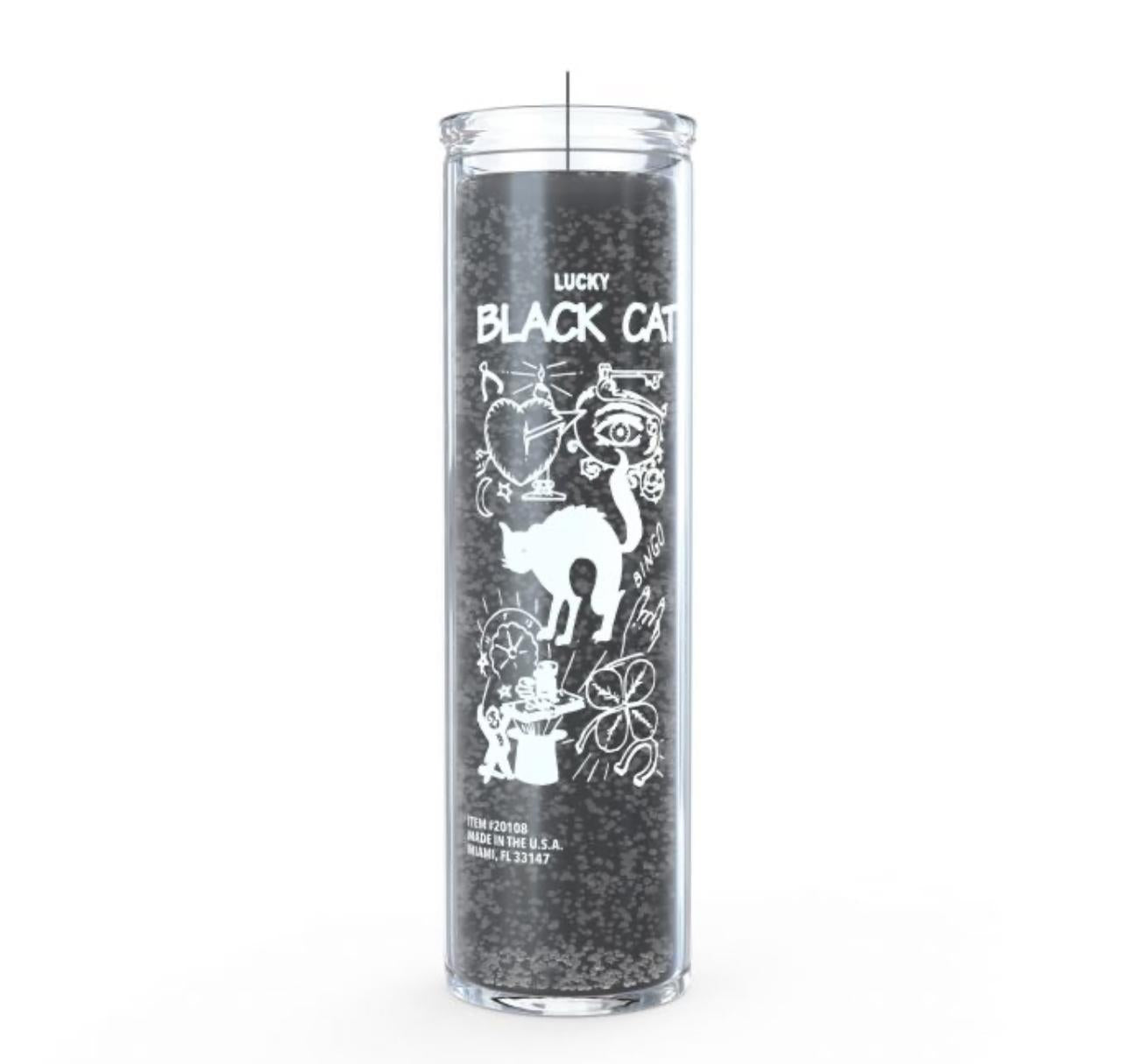 Black Cat Candle - Black - 7 Day