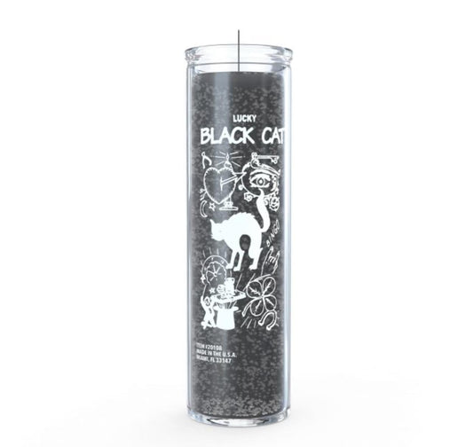 Black Cat Candle - Black - 7 Day