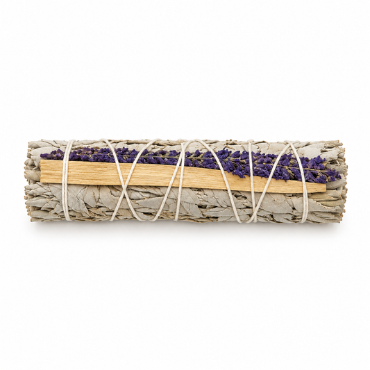 White Sage Palo Santo & Lavender Sage 4"