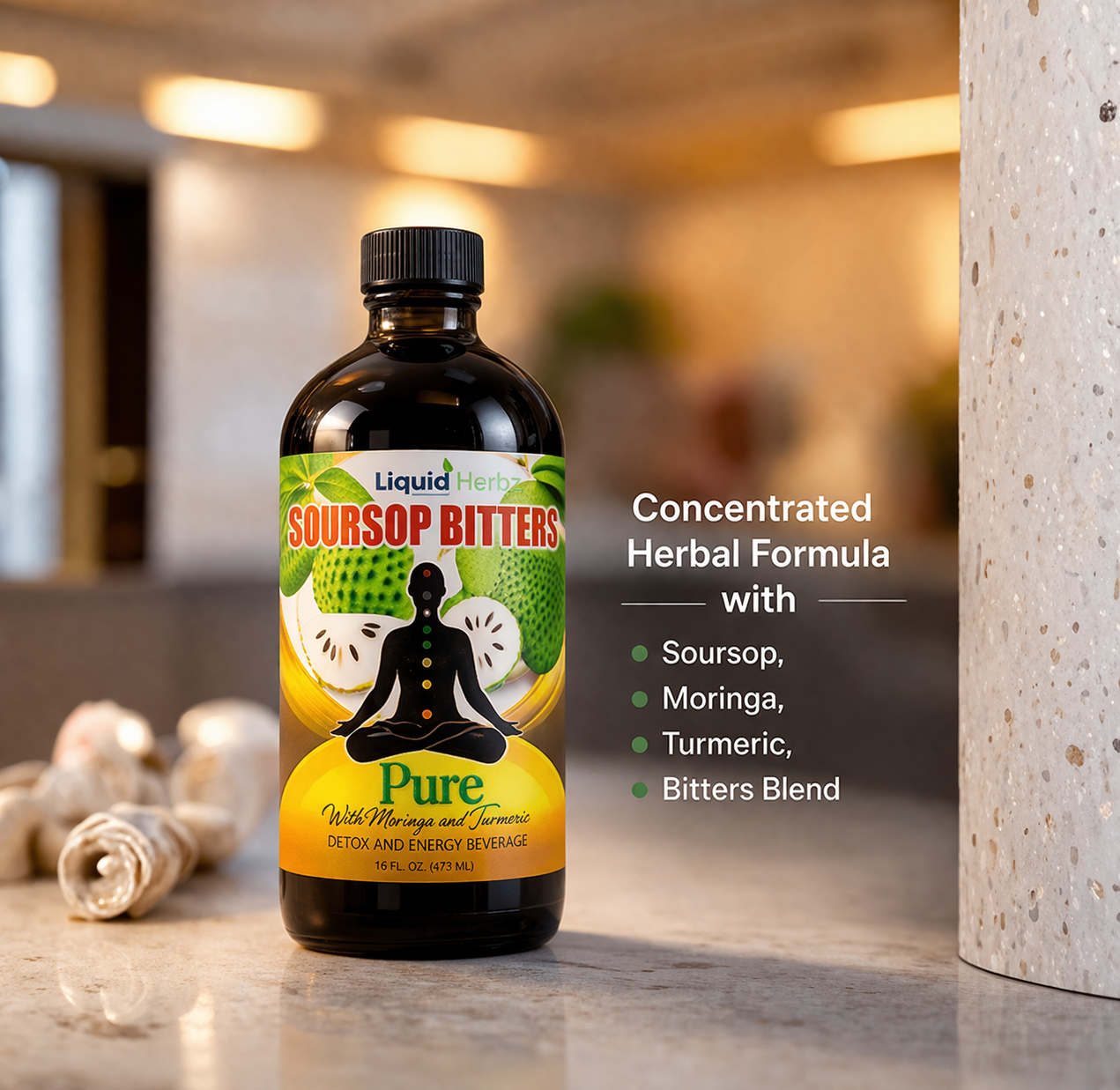 Soursop Herbal Blend with Moringa & Turmeric