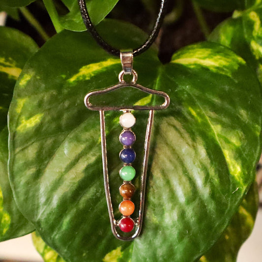 7 Chakra Athame Necklace