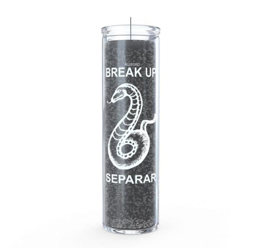 Break Up Separate Candle - Black - 7 Day
