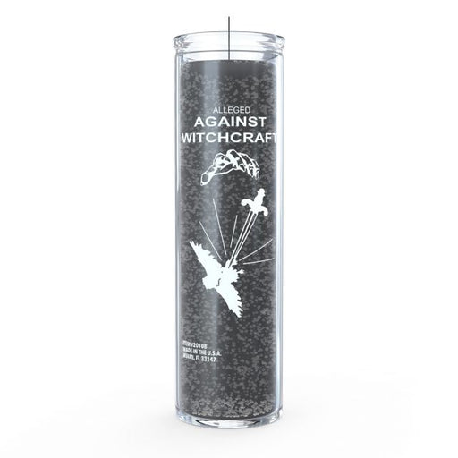 Black 7 Day Against Witchcraft Candle for protection and dark magic defense