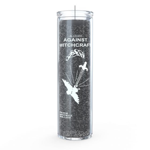 Black 7 Day Against Witchcraft Candle for protection and dark magic defense