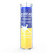 Blue and Yellow 7 Day Aquarius Spell Candle for zodiac celebrations and creativity