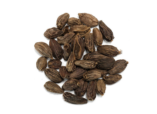 "Black Cardamom Seeds – Smoky, aromatic spice used for cooking and health benefits"