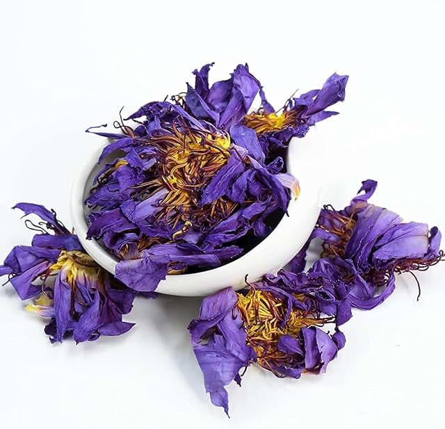 "Blue Lotus Herb – Natural herb known for its calming and relaxing properties"