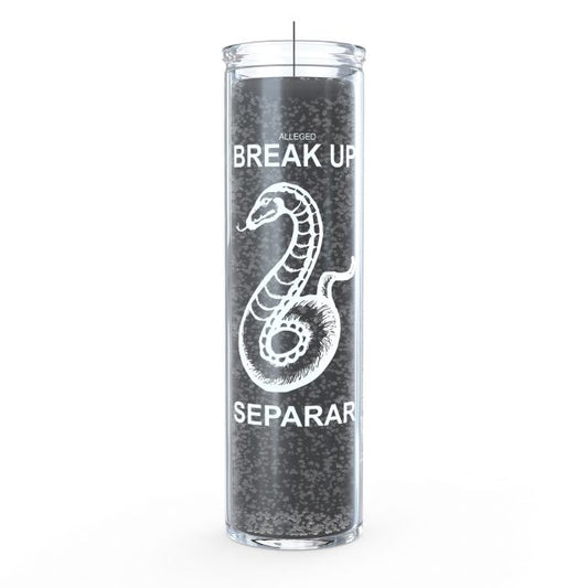 Break Up Separate Candle - Black - 7 Day