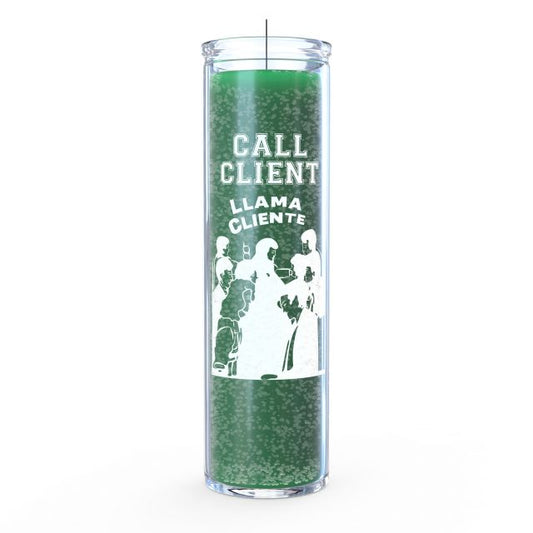 Call Client Candle - Green - 7 Day