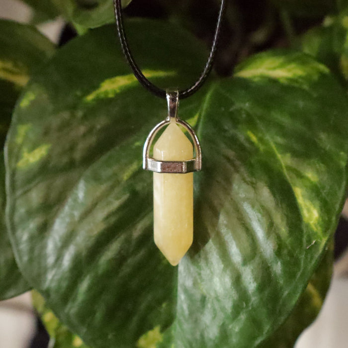 Citrine Point Necklace