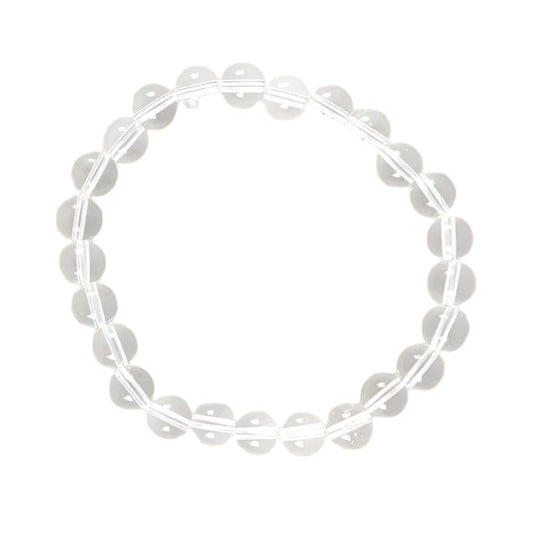 Clear Quartz Bead Bracelet