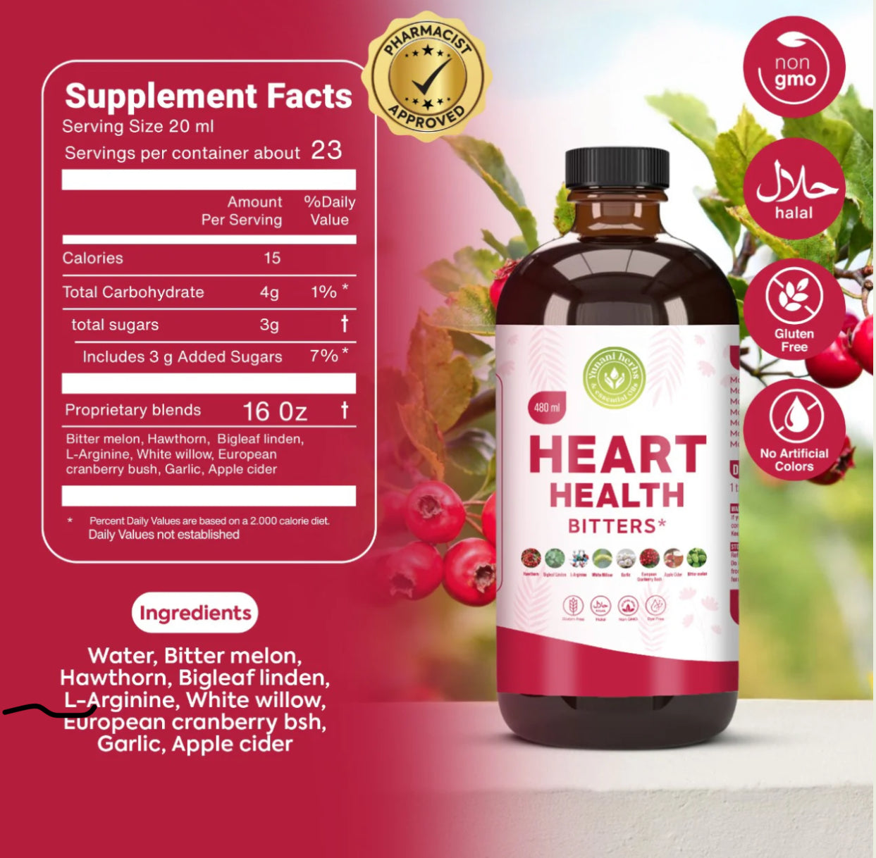 Heart Health Bitters Lower Blood Pressure