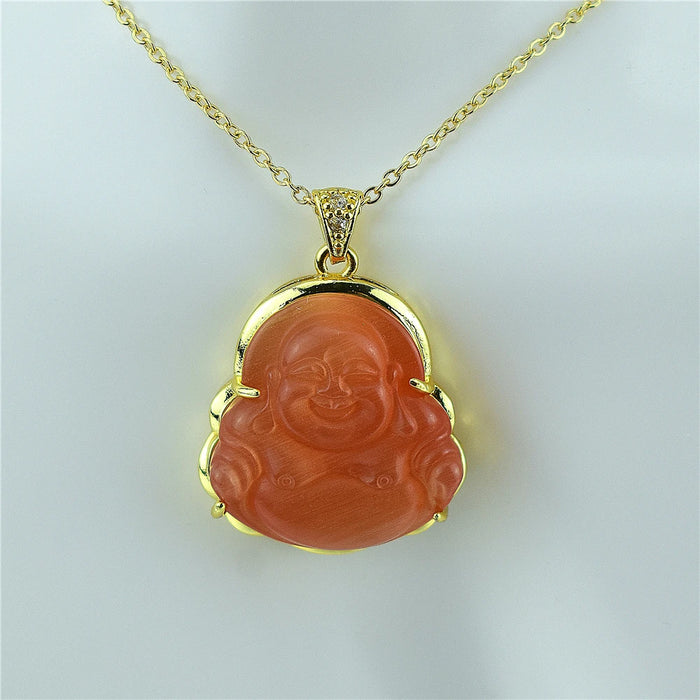 Classic Jade Buddha Pendant Necklace for Gifts