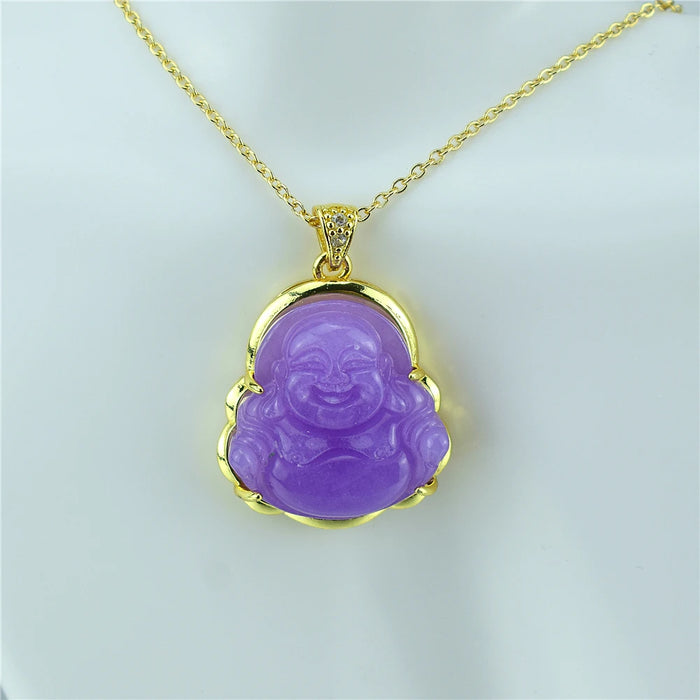 Classic Jade Buddha Pendant Necklace for Gifts