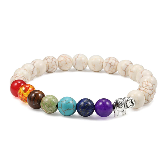 Reiki 7 Chakra Bracelet - Elephant