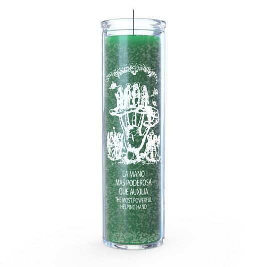 Helping Hand Candle - Green - 7 Day