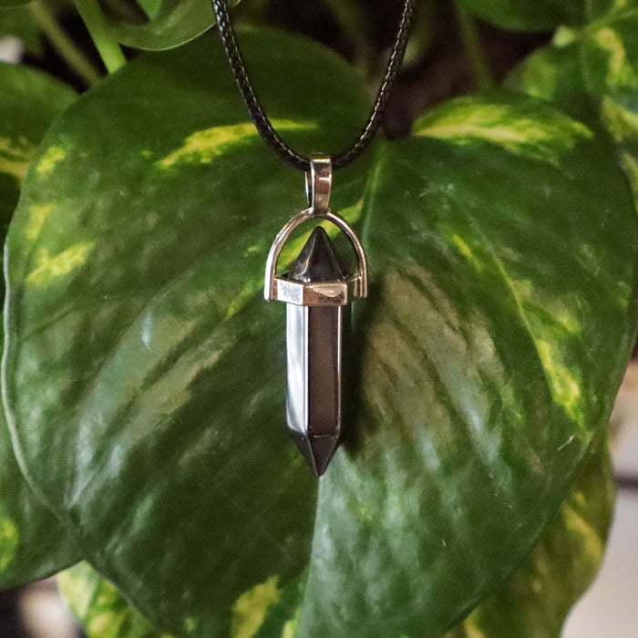 Hematite Point Necklace