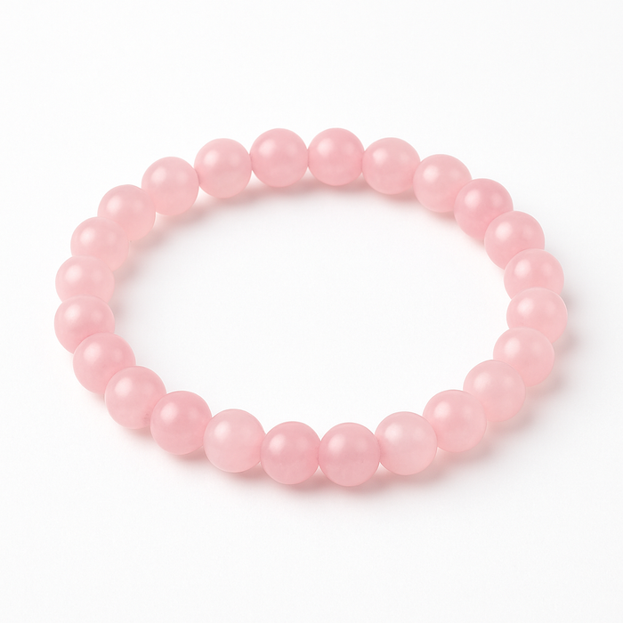 Rose Quartz Beaded Bracelet