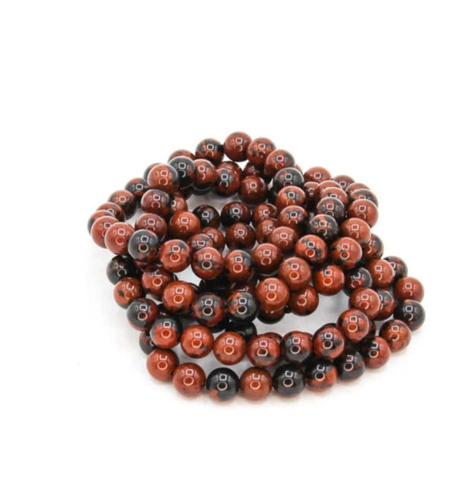 Red Tiger’s Eye Bead Bracelet