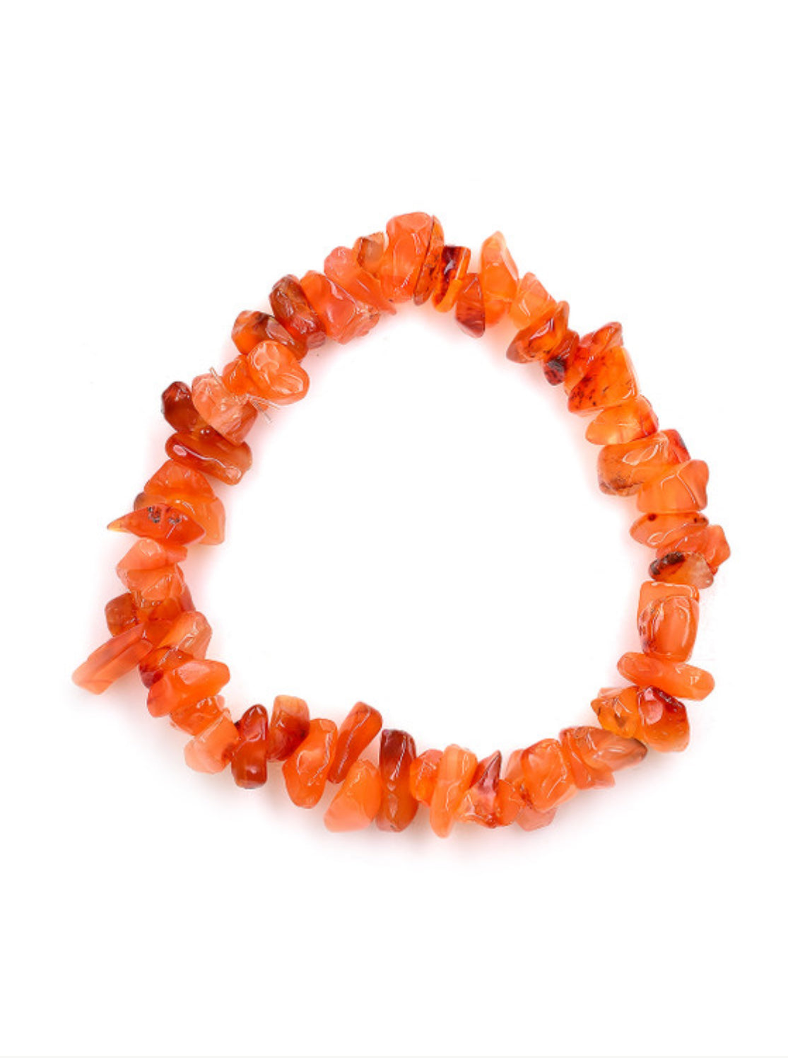 “Carnelian chip bracelet natural gemstone jewelry”