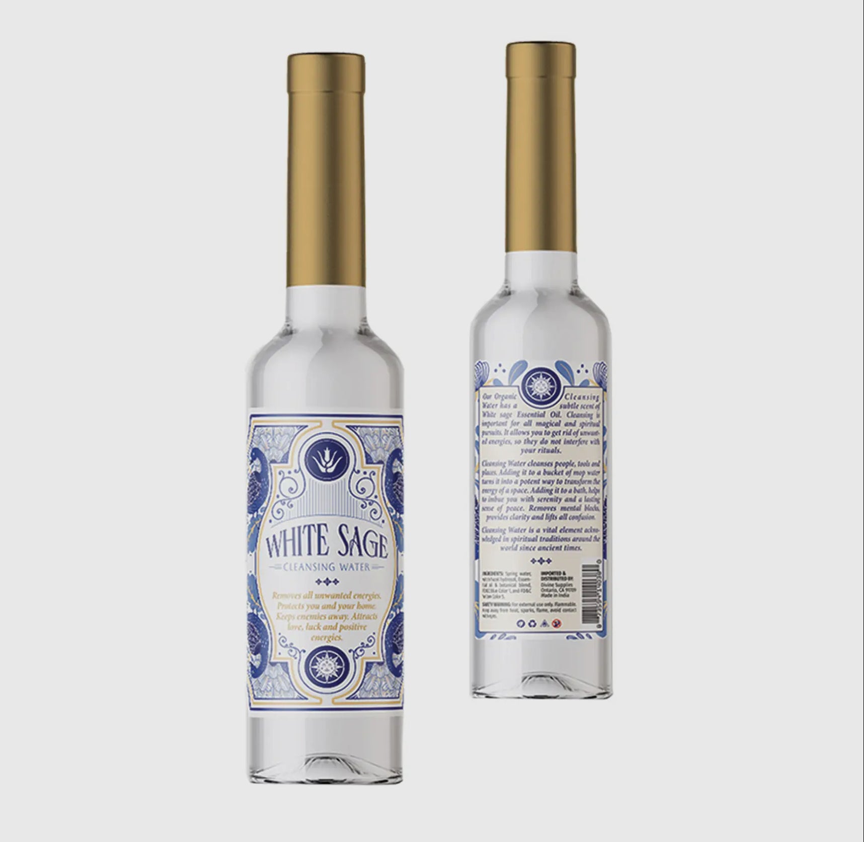 White Sage cleansing water energy clearing spray