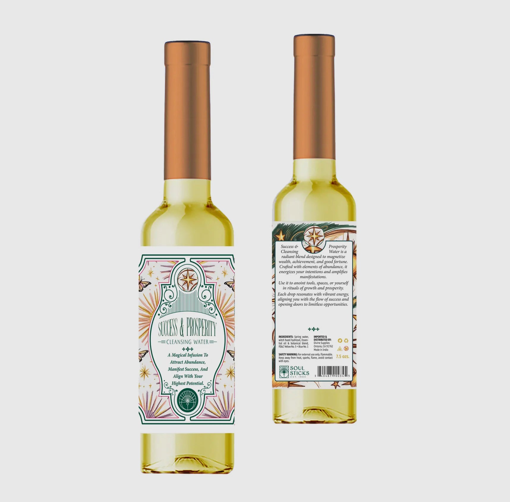 Success and Prosperity cleansing water abundance spray