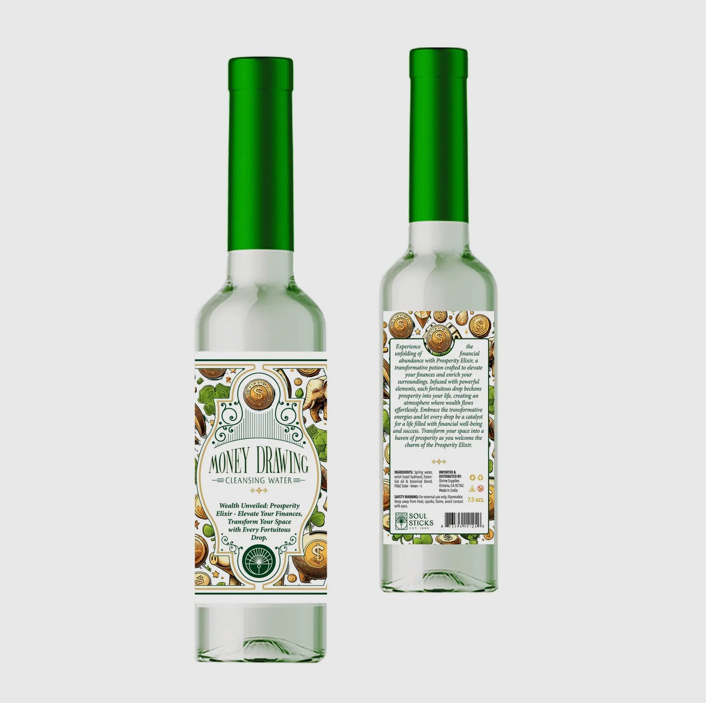 Money Drawing Cleansing Water