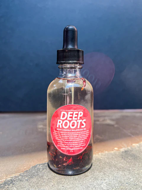 Deep Roots – Root Chakra Balancing Oil 2 Oz