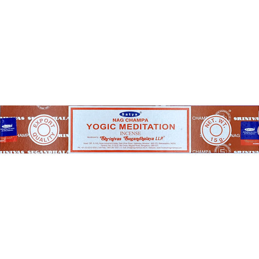 Yogic Meditation Incense Sticks (15g) Satya