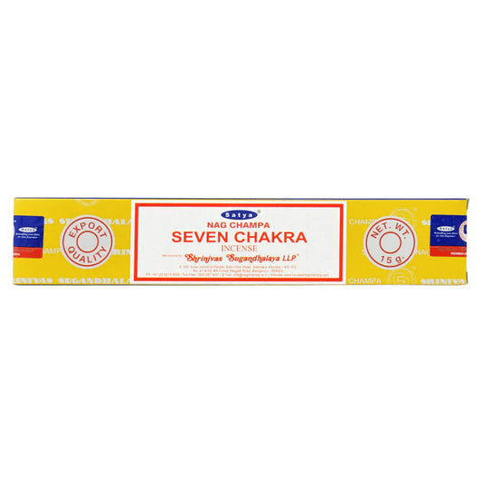 Seven Chakra Incense sticks (15g) Satya