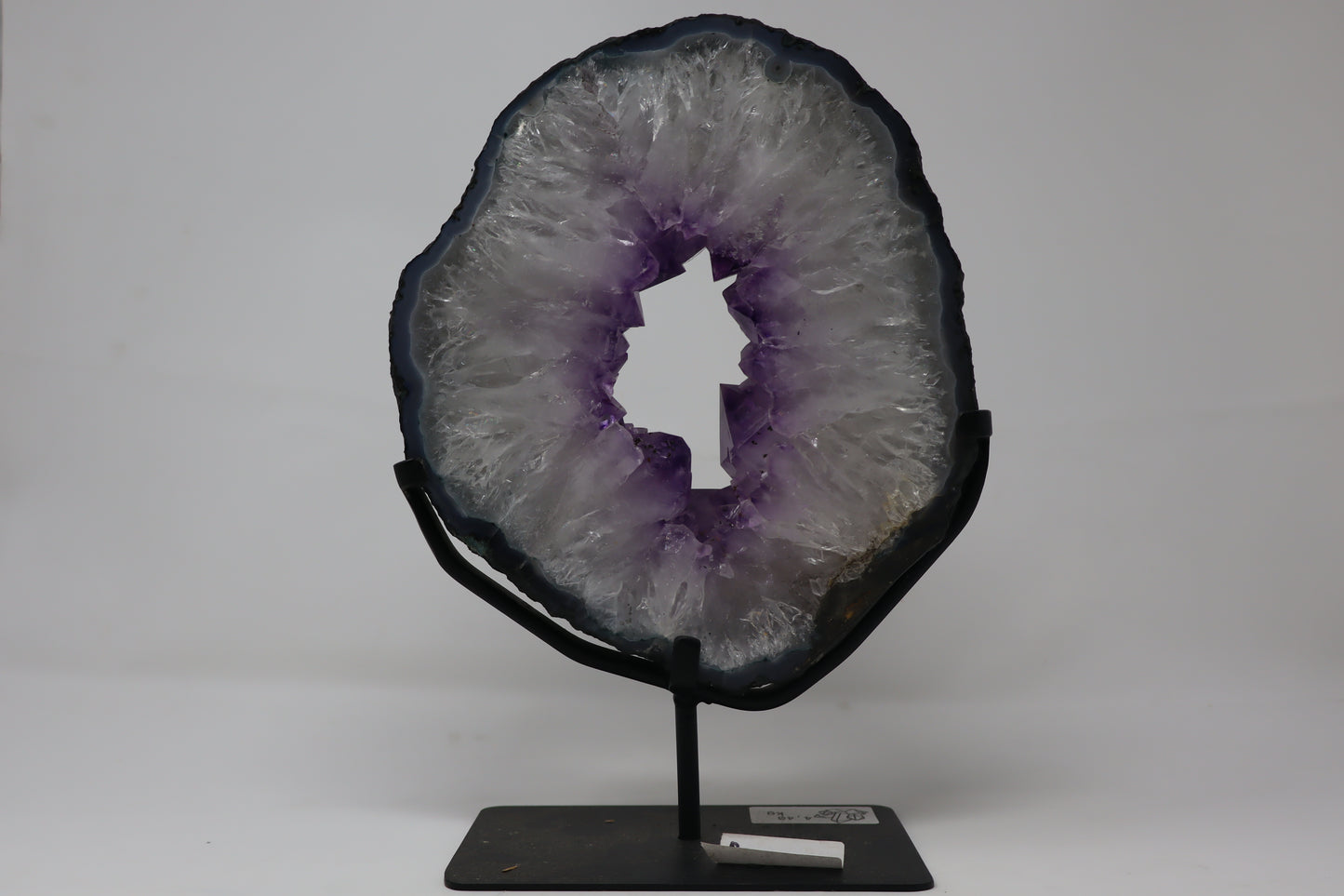 Amethyst Slice Large w/stand