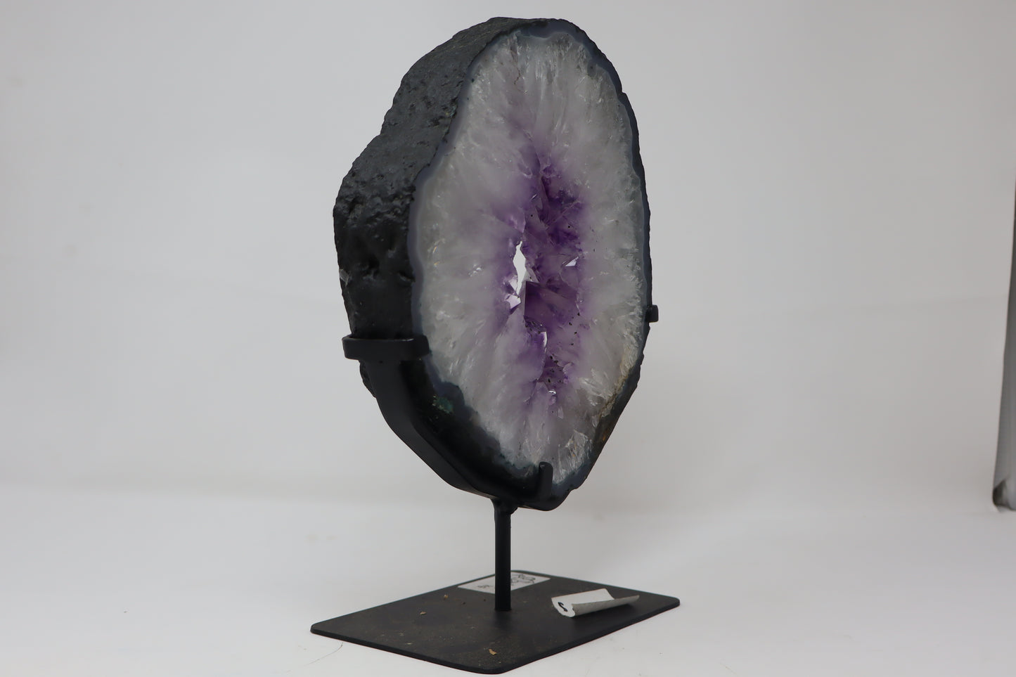 Amethyst Slice Large w/stand