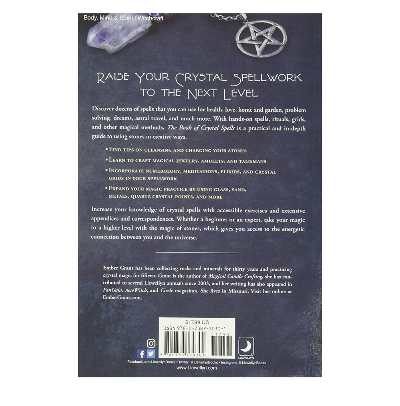 The Book of Crystal Spells: Magical Uses for Stones, Crystals, Minerals and Even Sand