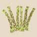 Mini Sweetgrass 4'' smudge stick with tightly bound sweetgrass for cleansing and purification.