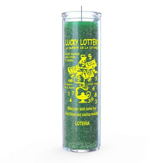 Lucky Lottery Candle - Green - 7 Day