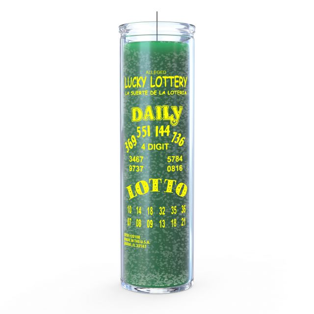 Lucky Lottery Candle - Green - 7 Day