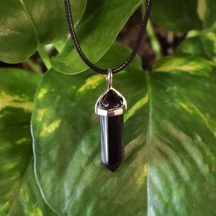 Black Onyx Point Necklace