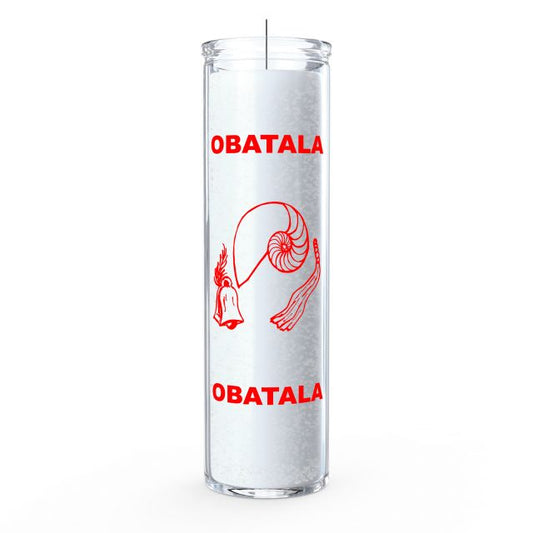 Orisha-Obatala Candle - White - 7 Day