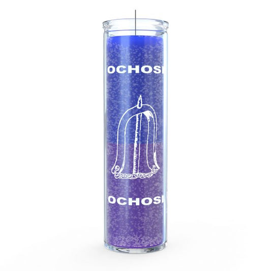 Orisha-Ochosi Candle - Blue/Purple - 7 Day